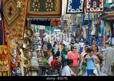 The Great Bazaar Khan Al Khalili in Islamic Cairo Egypt Stock Photo