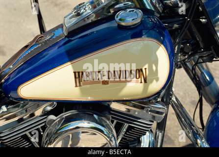 Harley Davidson motorcycle United States of America North America Stock Photo