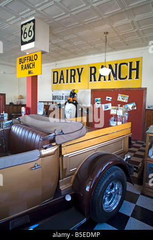 Afton Gas Station Museum, Historic Route 66, Oklahoma, USA, North America Stock Photo