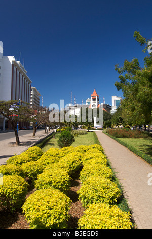 Julius Nyerere gardens in Dar Es Salaam, the capital of Tanzania. Stock Photo