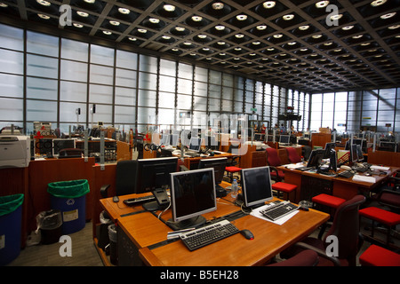 The underwriting room at Lloyds of London Stock Photo