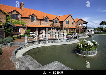 Monaco Hotel and resort in Nelson Stock Photo