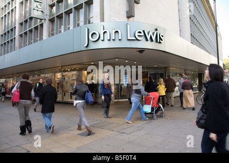 People shopping in Oxford Street Stock Photo