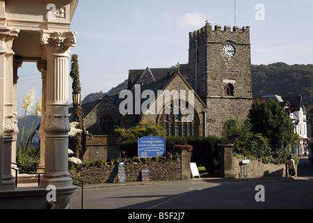 St Mary the Virgin Church in the small north Devon village on the edge of Exmoor Stock Photo