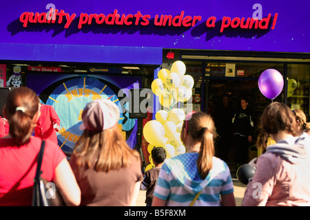 Shoppers at the JCPenney store in New York participate in a Paul Frank and  Julius back-to-school promotion Stock Photo - Alamy
