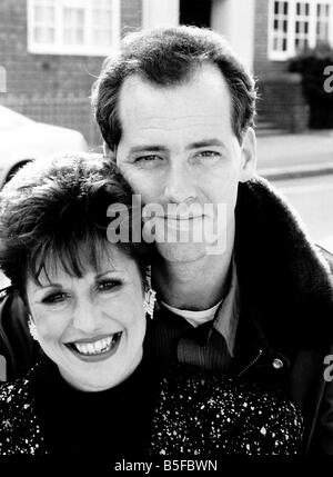 Michael Barrymore comedian and wife Cheryl Barrymore May 1987 Stock Photo