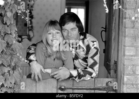 Disc Jockey: Tony Blackburn seen here at home with family. S74-5269-001 Stock Photo