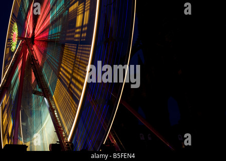 The famous big wheel Christmas ferries wheel in Edinburgh Scotland UK Stock Photo
