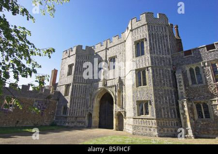 The gatehouse to St Osyth Priory in Essex Stock Photo