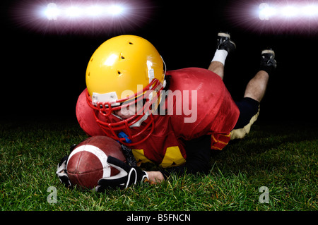 American Football player Stock Photo