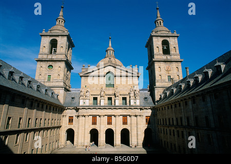 Spain - Madrid neighbourhood - El Escorial - Royal Monastery - San Lorenzo El Real - Court of the Kings