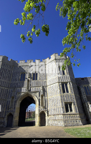 The gatehouse to St Osyth Priory in Essex Stock Photo