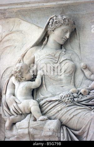 Ara Pacis Augustae, Rome, Italy Stock Photo