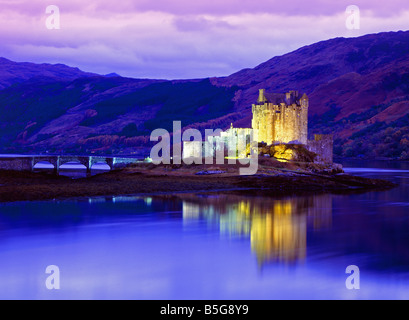 Eilean Donan Castle Loch Duich, Argyll,Highlands Scotland Stock Photo