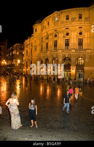 The Teatro Arriaga in the city of Bilbao Biscay Basque Country northern Spain Stock Photo