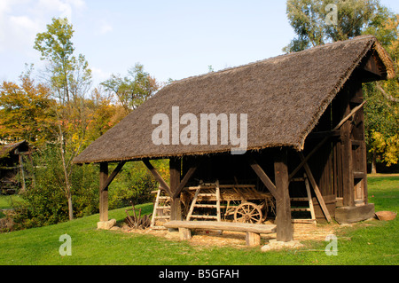 Ethnological Folk Museum Staro Selo in Kumrovec in the Northern County of Zagorje Croatia Stock Photo