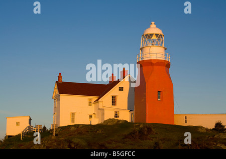 Long Point Lighthouse Twillingate Newfoundland Labrador Canada Stock Photo
