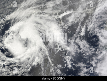 Tropical Storm Josephine Stock Photo