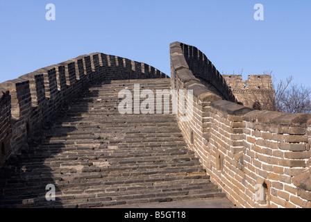 The Mutianyu section of the Great Wall of China Stock Photo