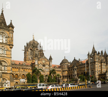 Victoria Terminus Railway Station Bombay India. Now Chhatrapati Shivaji Terminus Stock Photo