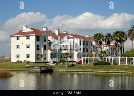 Apartment house in the southern United States Stock Photo