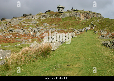 stones at the cheesewrings ring bodmin moor cornwall Stock Photo - Alamy