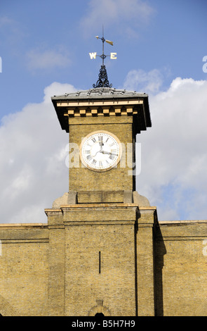 Clock tower King's Cross Station Euston Road Camden London England UK Stock Photo