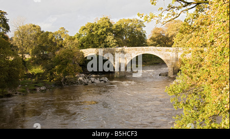 Devils Bridge over River Lune in Cumbria,England, UK Stock Photo
