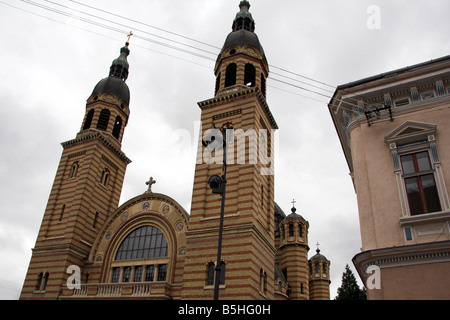 Orthodox Cathedral, Sibiu, Transylvania, Romania Stock Photo
