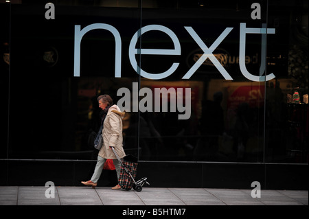 Generic picture of the Next clothes store sign in Exeter Devon Stock ...