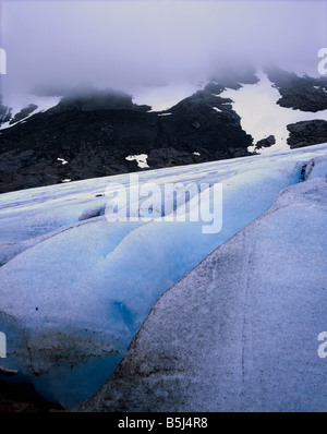 Okstinden glacier, Nordland, Norway, Scandinavia. Stock Photo