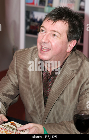 Stuart Maconie at the Cheltenham Literature Festival Gloucestershire England Stuart John Maconie is an English radio DJ Stock Photo