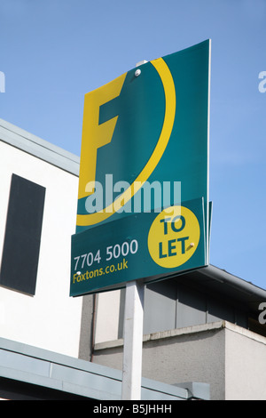 Foxtons To Let sign London Stock Photo