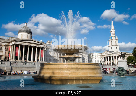 Trafalgar Square, London England UK Stock Photo