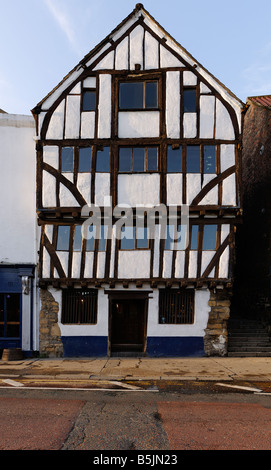 600 year old timber frame building Stock Photo