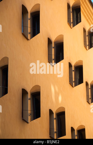 Windows and shutters old ware house Bredgrand or Wide Alley Gamla Stan Stockholm Sweden Stock Photo