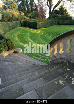 Roman Garden, Hamburg, Germany Stock Photo