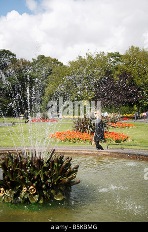 Fountain in St Stephens Green Dublin 2 Ireland Stock Photo