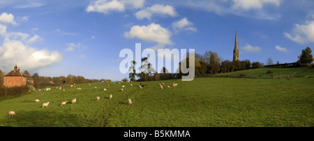 tardebigge church on the route of the monarchs way long distance footpath worcestershire Stock Photo