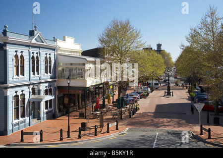 Trafalgar Street Nelson South Island New Zealand Stock Photo