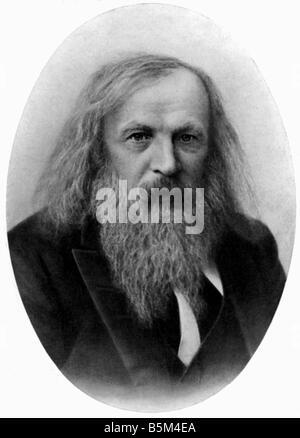 Mendeleev, Dmitri Ivanovich, 8.2.1834 - 2.2.1907, Russian chemist, portrait, circa 1900, Stock Photo