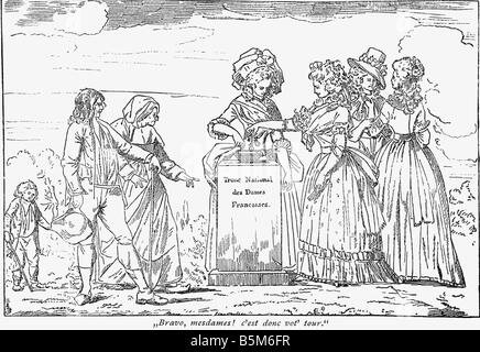 geography/travel, France, Revolution 1789 - 1799, women donating their jewelry to the Republic, copper engraving, 1789, politics, financial crisis, 18th century, historic, historical, credit crunch, people, Artist's Copyright has not to be cleared Stock Photo