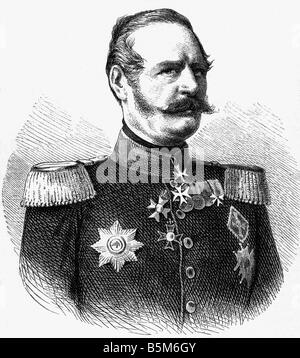 Roon, Albrecht Theodor Graf von, 30.4.1803 - 23.2.1879, Prussian general, Minister of War 1859 - 1873, portrait, wood engraving, circa 1865,  , Stock Photo