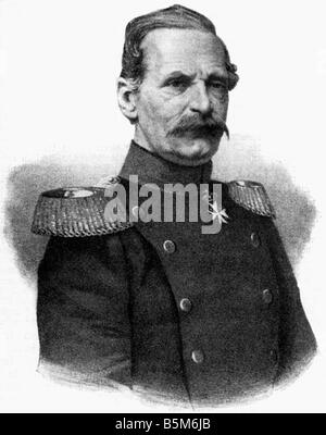 Roon, Albrecht Theodor Graf von, 30.4.1803 - 23.2.1879, Prussian general, Minister of War 1859 - 1873, portrait, lithograph, 1860, , Stock Photo