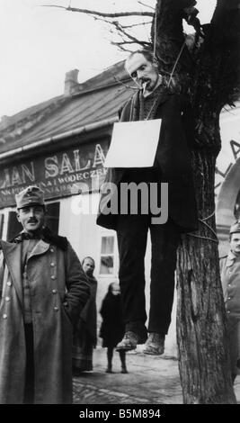 2 G55 B2 1916 8 Execution of a Serbian World War I History World War I ...