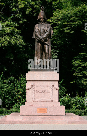 Statue of Russian Field Marshal Michael Barclay de Tolly (1761-1818) in Riga, Latvia Stock Photo