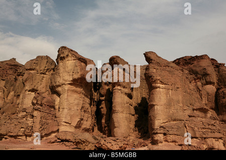 timna park solomon's pillars Stock Photo