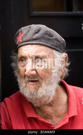 Cuban Veteran Old Havana Cuba Stock Photo