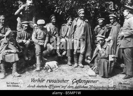 Russian prisoners of war, 1914 Stock Photo - Alamy
