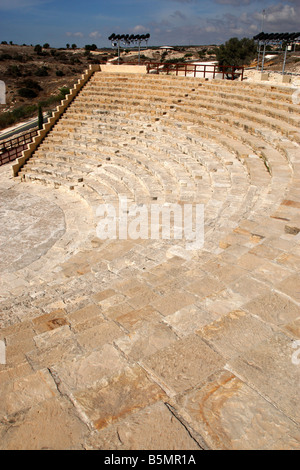 the roman amphitheater at kourion cyprus mediterranean Stock Photo